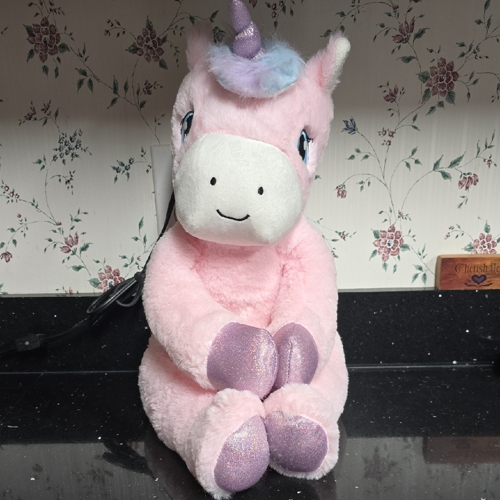 Your Zone Pink Plush Unicorn 16" Stuffie